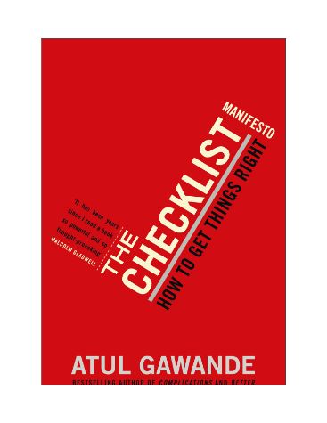 The Checklist Manifesto cover
