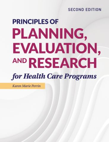 Principles of Planning, Evaluation, and Research for Health Care Programs cover