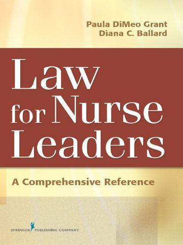 Law for nurse leaders cover