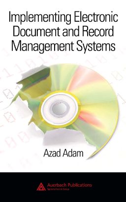 Implementing electronic document and record management systems cover